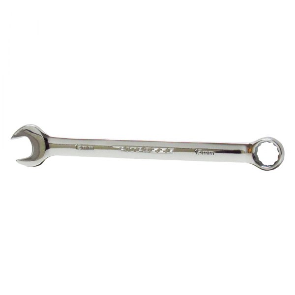 Pit Posse® - 15 mm 12-Point Angled Head Chrome Combination Wrench