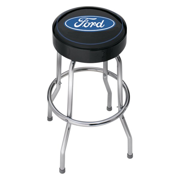 Plasticolor® - Black "Ford" Logo Garage Stool