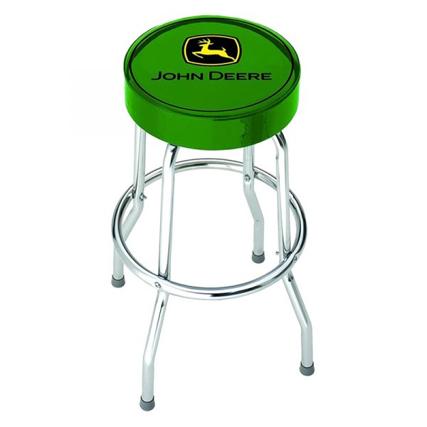 Plasticolor® - Green "John Deere" Logo Garage Stool