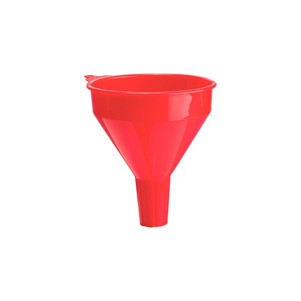 Plews® - 0.15 gal Red Polyethylene Funnel with Screen