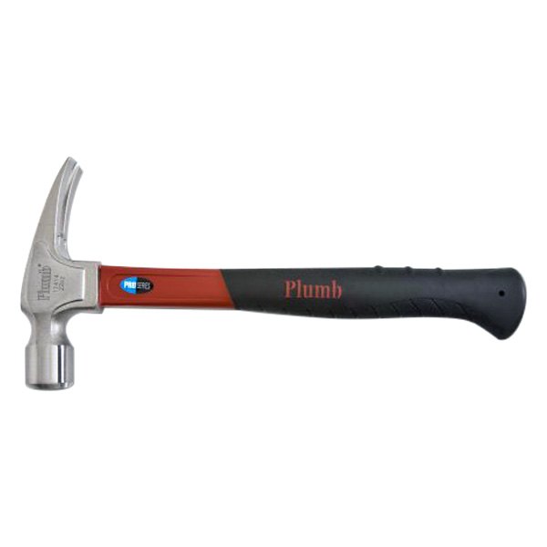Plumb® - Pro Series™ 22 oz. Fiberglass Handle Smooth Face Straight Claw Premium Hammer