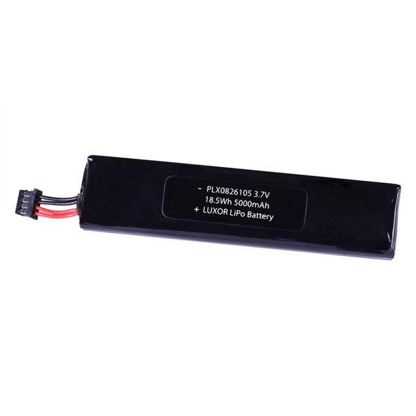 PLX Devices® - Luxor™ 5000 mAh 3.7 V Li-Pol Rechargable Replacement Battery for Luxor and Luxor 2 Flashlights