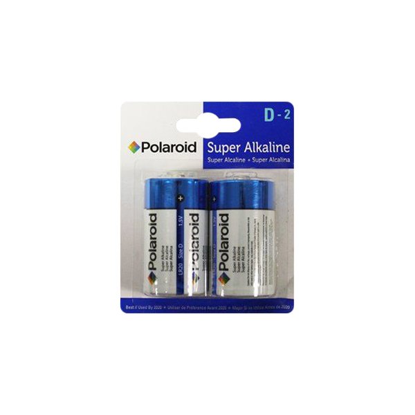 Polaroid® - D 1.5 V Alkaline Primary Batteries (2 Pieces)