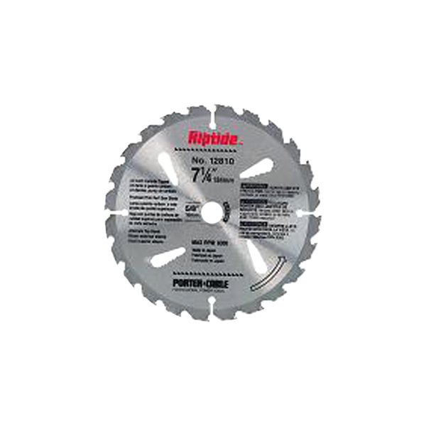 Porter Cable® - Riptide™ 7-1/4" 24T ATB Circular Saw Blade