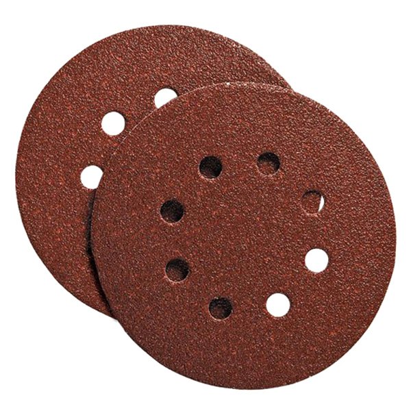 Porter Cable® - 5" 220 Grit Aluminum Oxide 8-Hole PSA Disc (25 Pieces)
