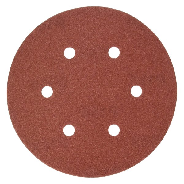 Porter Cable® - 6" 180 Grit Aluminum Oxide 6-Hole Hook-and-Loop Disc (25 Pieces)