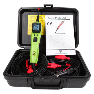 Power Probe® - PP 3EZ™ 0 to 70 V Red Digital Voltmeter Kit with Case and Accesories