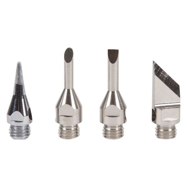 Power Probe® - Chisel, Conical, Bevel, Hot Knife Soldering Tip Set for PPSK & PPMT Soldering Iron (4 Pieces)