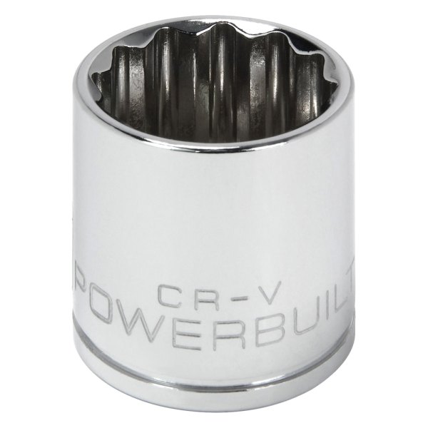 Powerbuilt® - 3/8" Drive 1/4" 12-Point SAE Shallow Socket