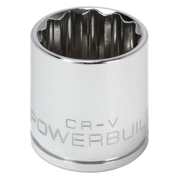 Powerbuilt® - 3/8" Drive 5/16" 12-Point SAE Shallow Socket