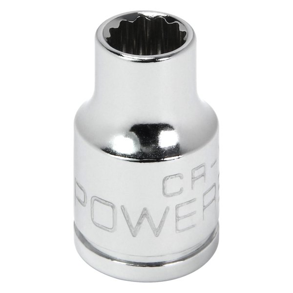 Powerbuilt® - 3/8" Drive 12 mm 12-Point Metric Shallow Socket