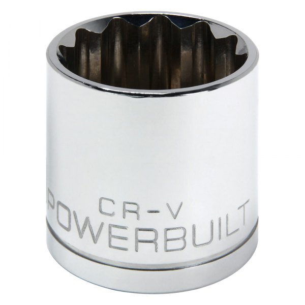 Powerbuilt® - 1/2" Drive 1-1/4" 12-Point SAE Shallow Socket