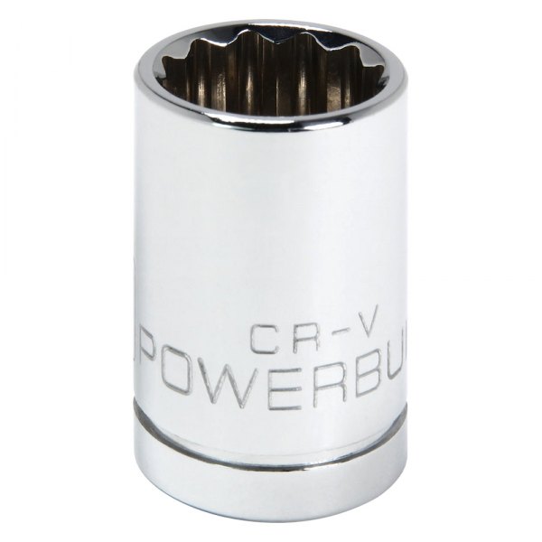 Powerbuilt® - 1/2" Drive 17 mm 12-Point Metric Shallow Socket