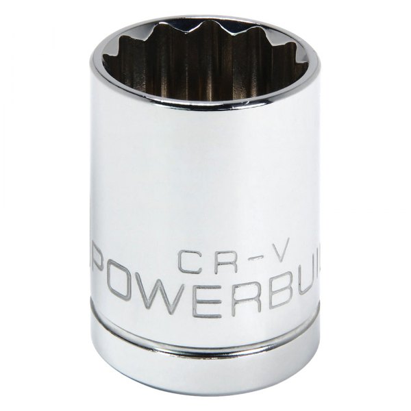 Powerbuilt® - 1/2" Drive 21 mm 12-Point Metric Shallow Socket