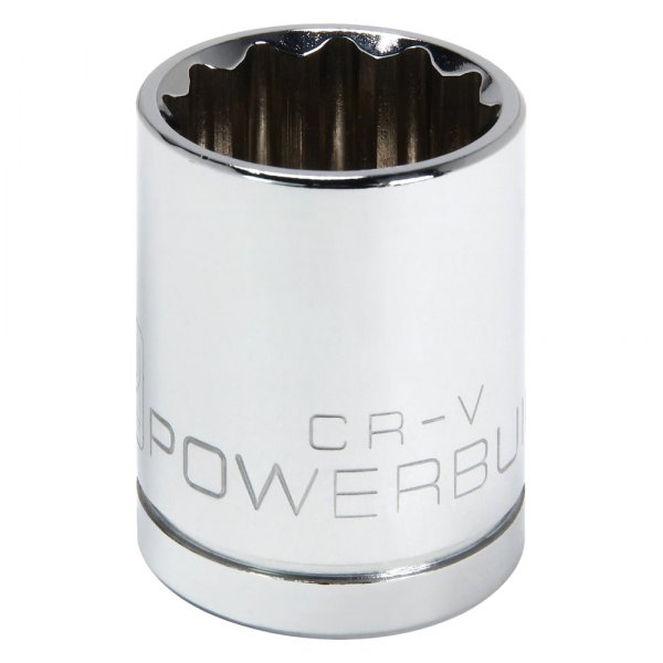 Powerbuilt® - 1/2" Drive 22 mm 12-Point Metric Shallow Socket