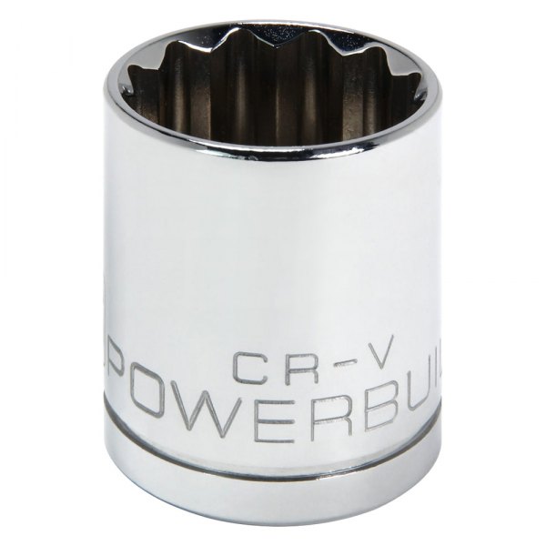 Powerbuilt® - 1/2" Drive 26 mm 12-Point Metric Shallow Socket