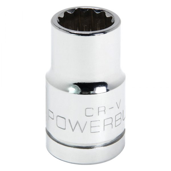 Powerbuilt® - 1/2" Drive 13 mm 12-Point Metric Shallow Socket
