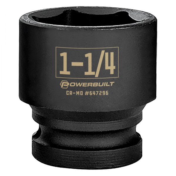 Powerbuilt® - 1/2" Drive Drive SAE 6-Point Impact Socket
