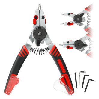 Powerbuilt® - Combination Switch Internal/External Snap Ring Pliers