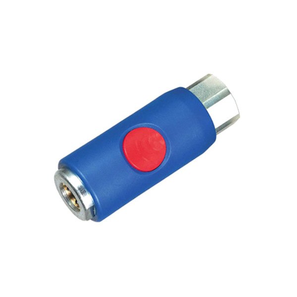 Prevost® - T-Style 1/4" (F) NPT x 1/4" Composite Push Button Regular Quick Coupler Body 