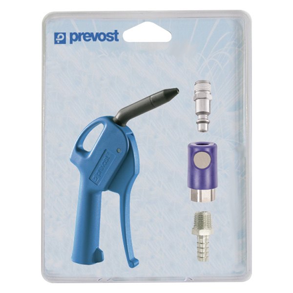 Prevost® - Pistol Handle Trigger Action OSHA and Standard Quick Coupling Blow Gun Kit with ERP Plug