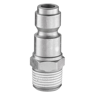 Prevost® - T-Style 1/4" (M) NPT x 3/8" Regular Quick Coupler Plug