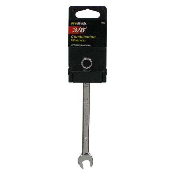 Pro-Grade® - 3/8" 12-Point Straight Head Chrome Combination Wrench
