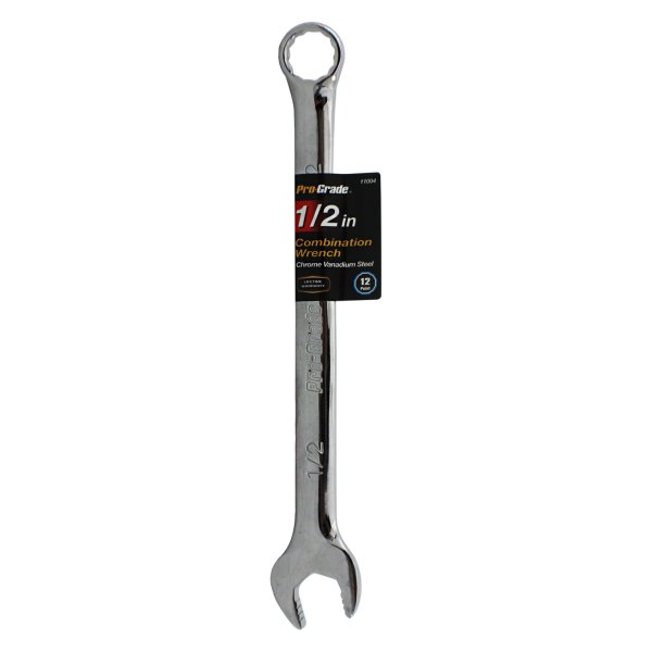 Pro-Grade® - 1/2" 12-Point Straight Head Chrome Combination Wrench