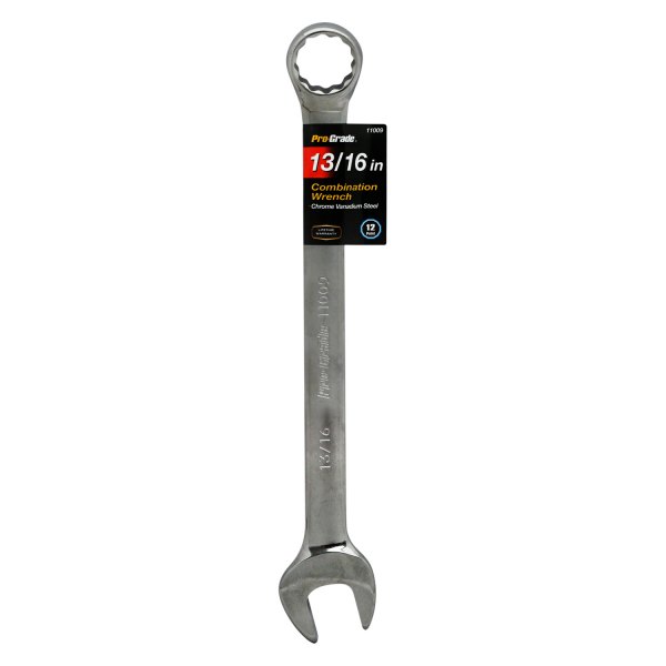 Pro-Grade® - 13/16" 12-Point Straight Head Chrome Combination Wrench