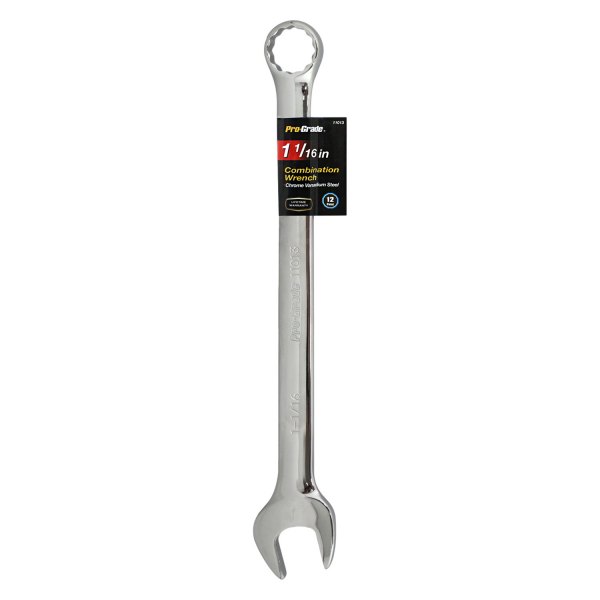 Pro-Grade® - 1-1/16" 12-Point Straight Head Chrome Combination Wrench
