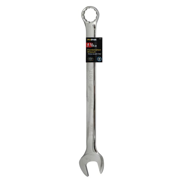 Pro-Grade® - 1-3/8" 12-Point Straight Head Chrome Combination Wrench