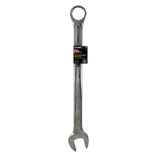 Pro-Grade® - 1-7/8" 12-Point Straight Head Chrome Combination Wrench
