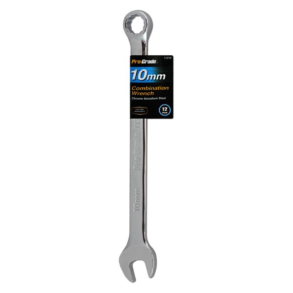 Pro-Grade® - 10 mm 12-Point Straight Head Chrome Combination Wrench