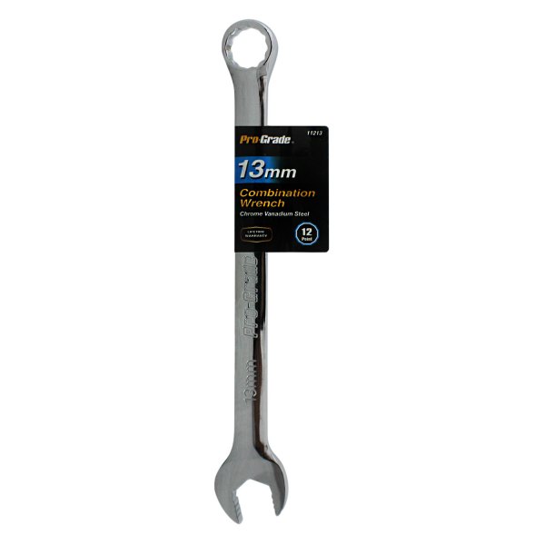 Pro-Grade® - 13 mm 12-Point Straight Head Chrome Combination Wrench