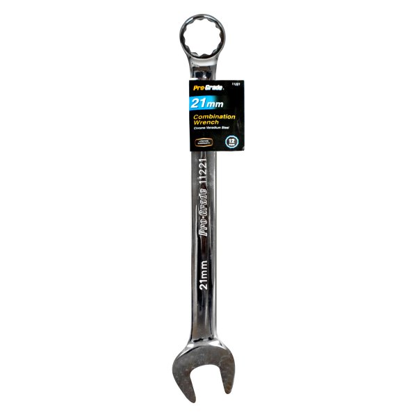 Pro-Grade® - 21 mm 12-Point Straight Head Chrome Combination Wrench