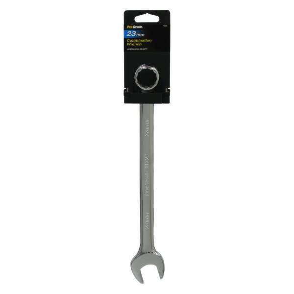 Pro-Grade® - 23 mm 12-Point Straight Head Chrome Combination Wrench
