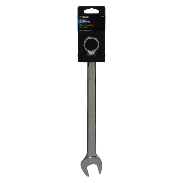 Pro-Grade® - 24 mm 12-Point Straight Head Chrome Combination Wrench