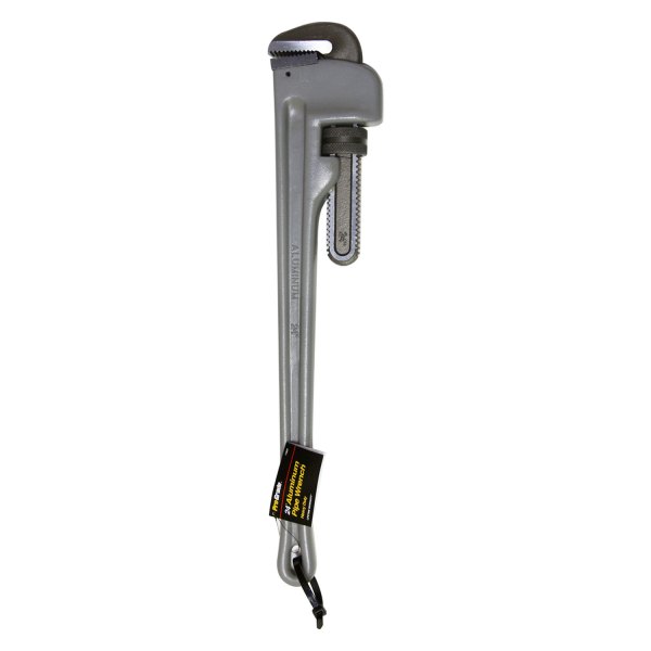 Pro-Grade® - 24" Serrated Jaws Aluminum Straight Pipe Wrench