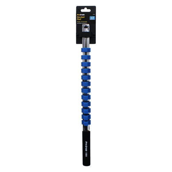 Pro-Grade® - 1/2" Drive 12-Slot Socket Rail