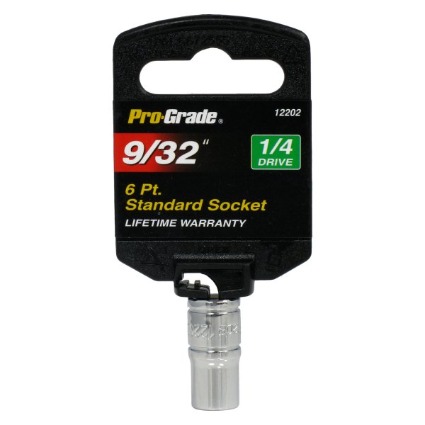 Pro-Grade® - 1/4" Drive 9/32" 6-Point SAE Standard Socket
