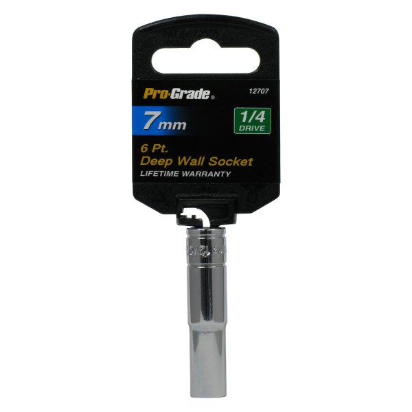 Pro-Grade® - 1/4" Drive 7 mm 6-Point Metric Deep Socket