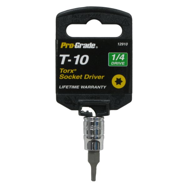 Pro-Grade® - 1/4" Drive T10 Torx Bit Socket