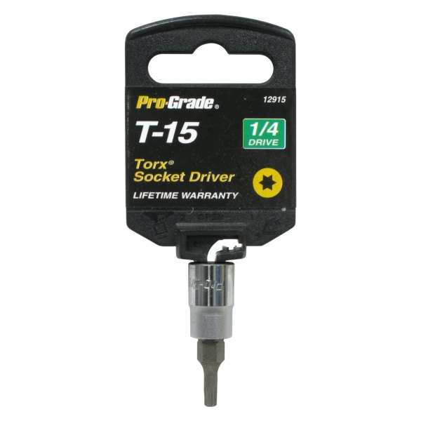 Pro-Grade® - 1/4" Drive T15 Torx Bit Socket
