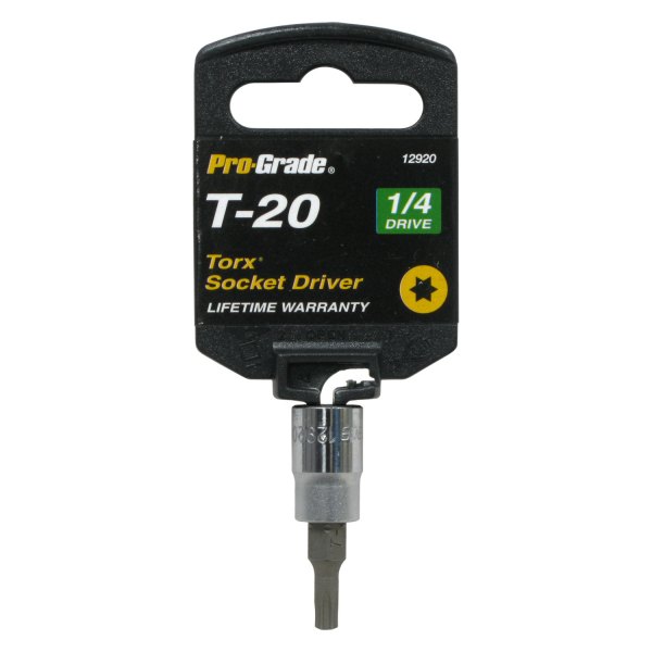 Pro-Grade® - 1/4" Drive T20 Torx Bit Socket