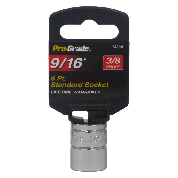 Pro-Grade® - 3/8" Drive 9/16" 6-Point SAE Standard Socket