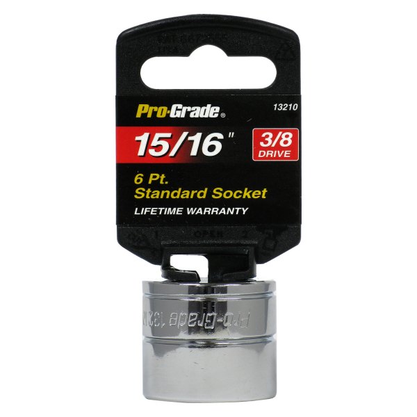 Pro-Grade® - 3/8" Drive 15/16" 6-Point SAE Standard Socket