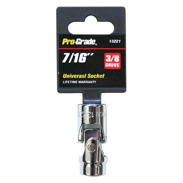 Pro-Grade® - 3/8" Drive 7/16" SAE U-Joint Socket
