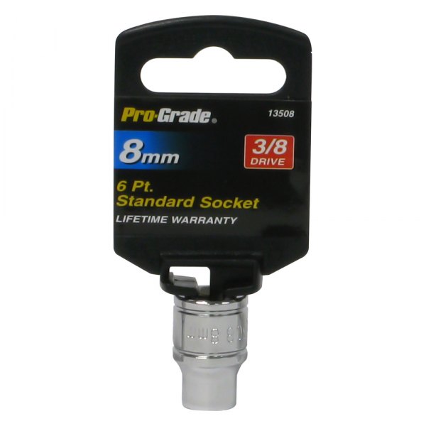 Pro-Grade® - 3/8" Drive 8 mm 6-Point Metric Standard Socket