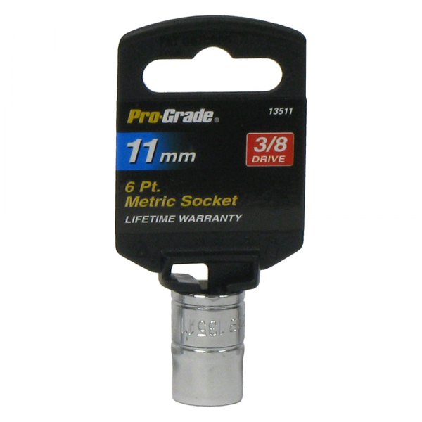 Pro-Grade® - 3/8" Drive 11 mm 6-Point Metric Standard Socket