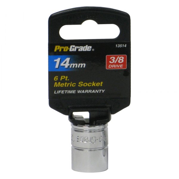 Pro-Grade® - 3/8" Drive 14 mm 6-Point Metric Standard Socket